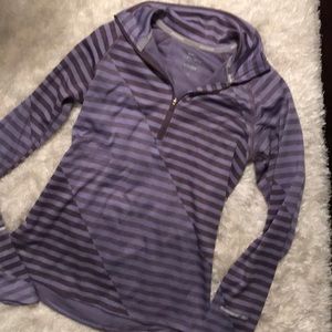 Purple Nike Dry Fit Half ZIP Pullover size small